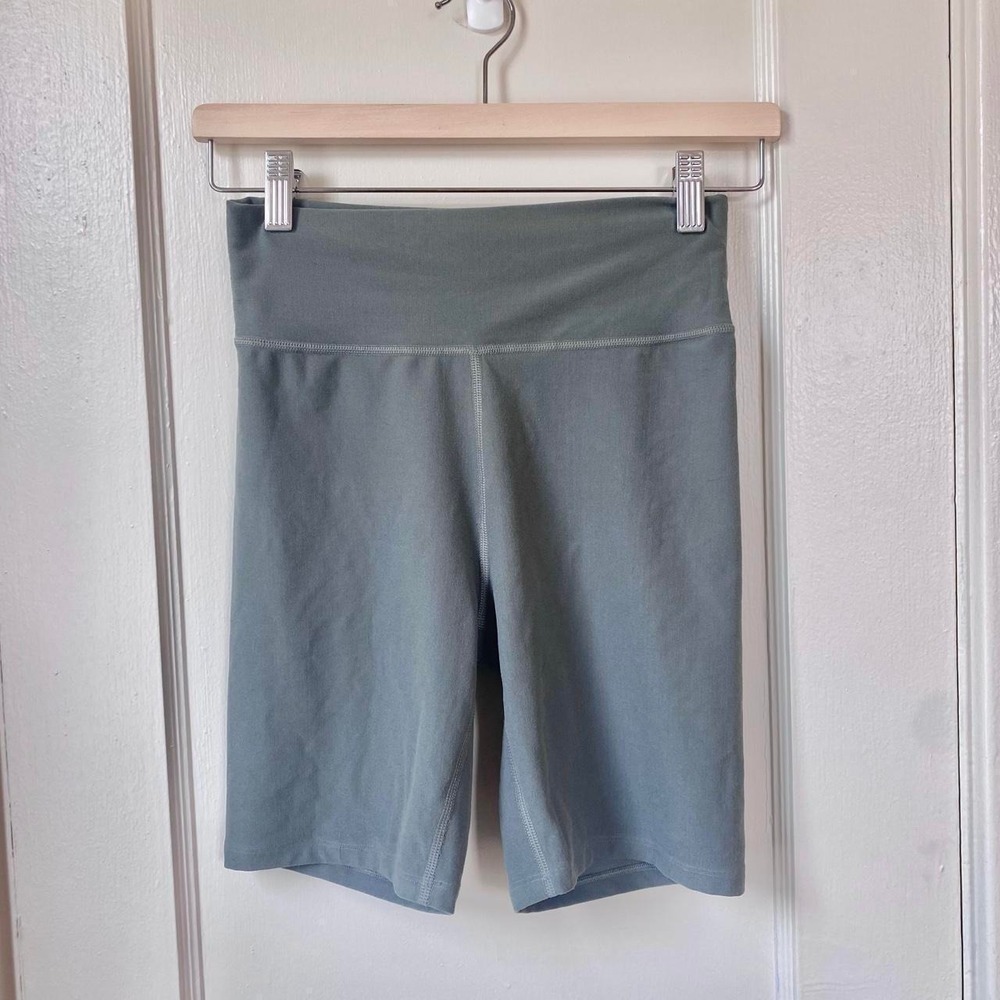 Abercrombie and fitch green bike shorts NWOT size s